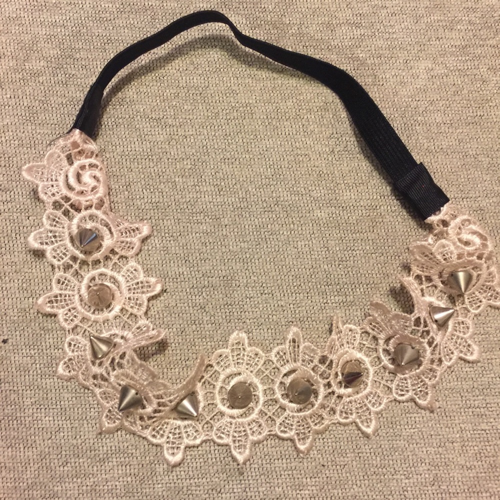 HANDMADE • Lace & Spike Headband